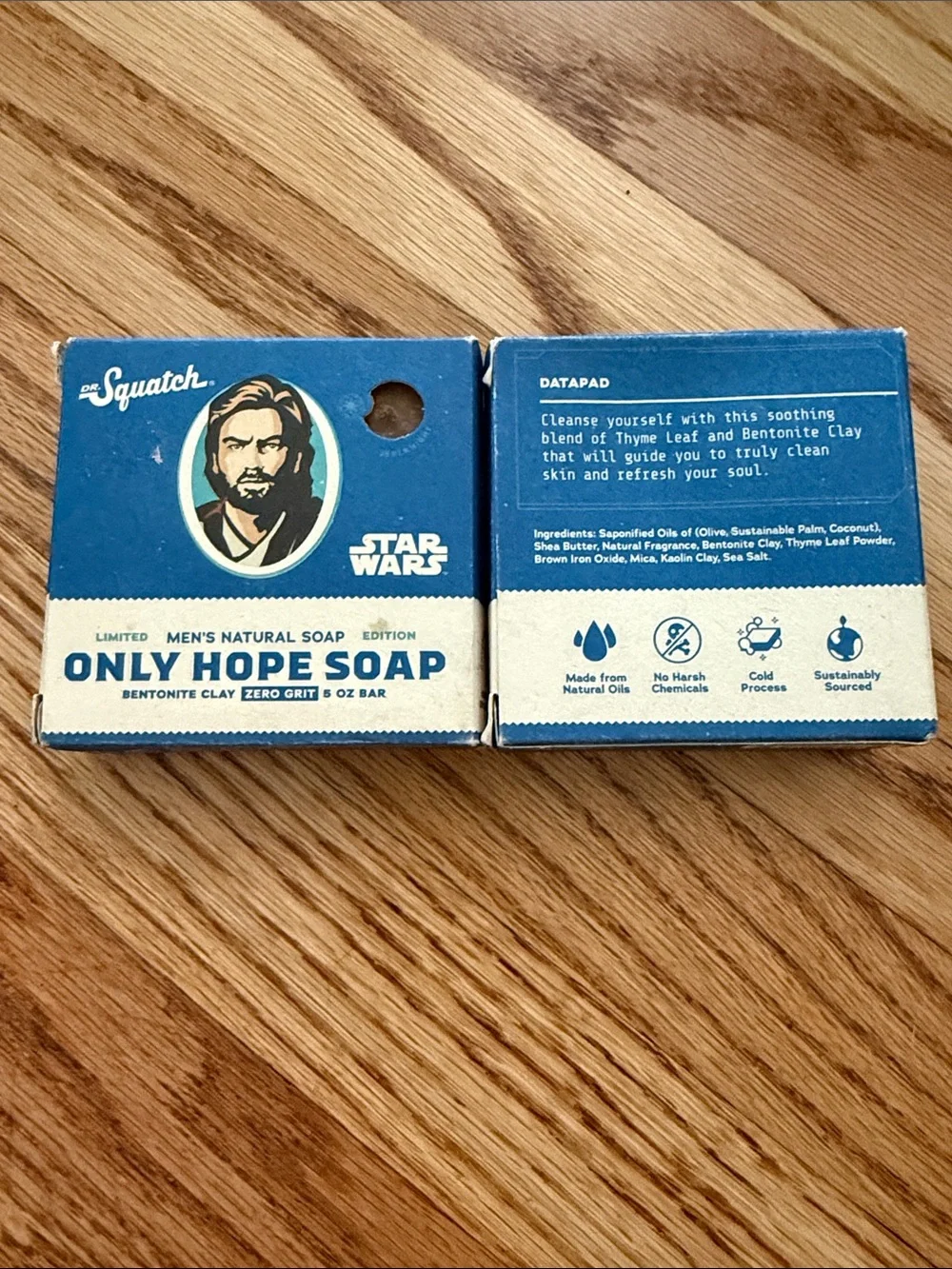 Dr. Squatch x Star Wars Only  Hope Soap  2 Bars- Blue Box - New